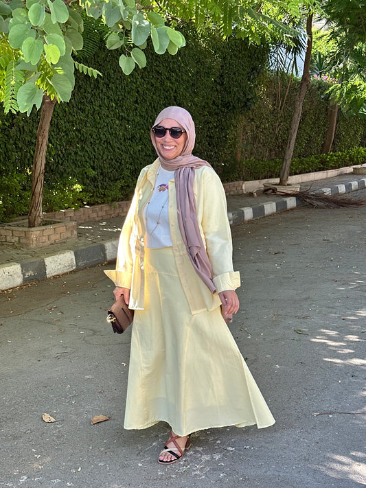 The Noura Butter Yellow Set