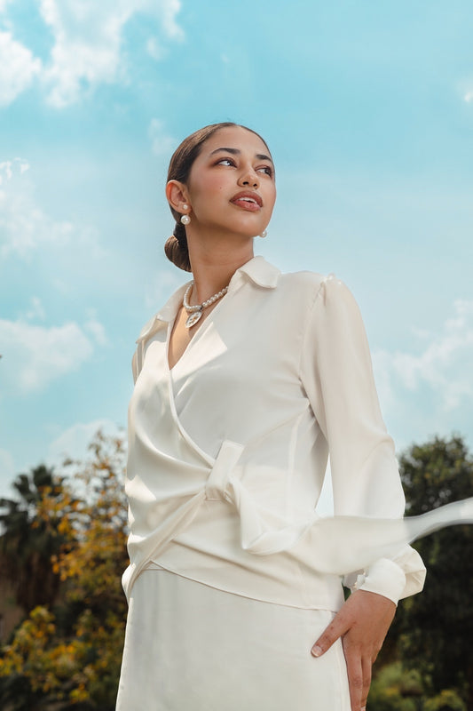 The Amal white Blouse