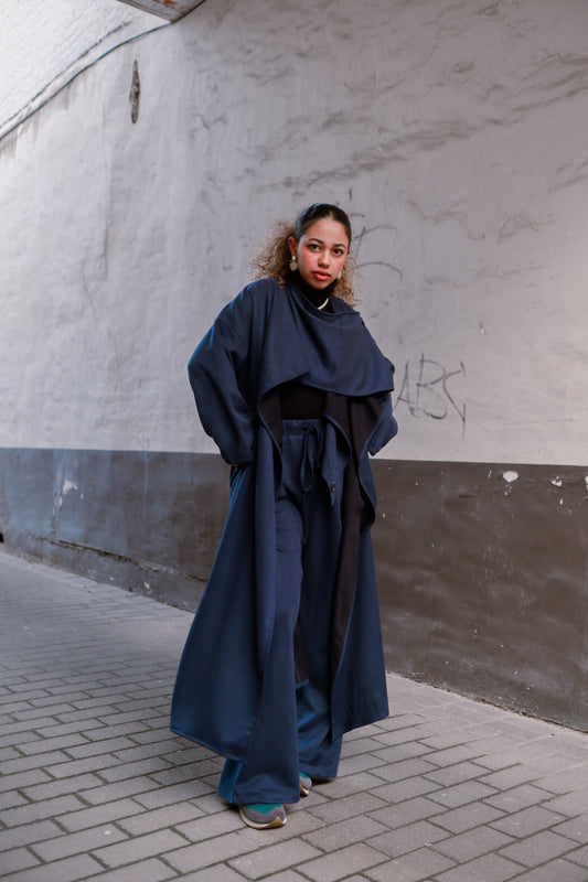 The Muna Set Indigo in Suede