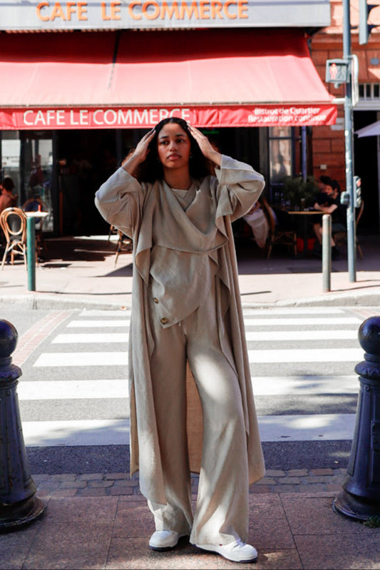 The Muna V2 Beige Pants