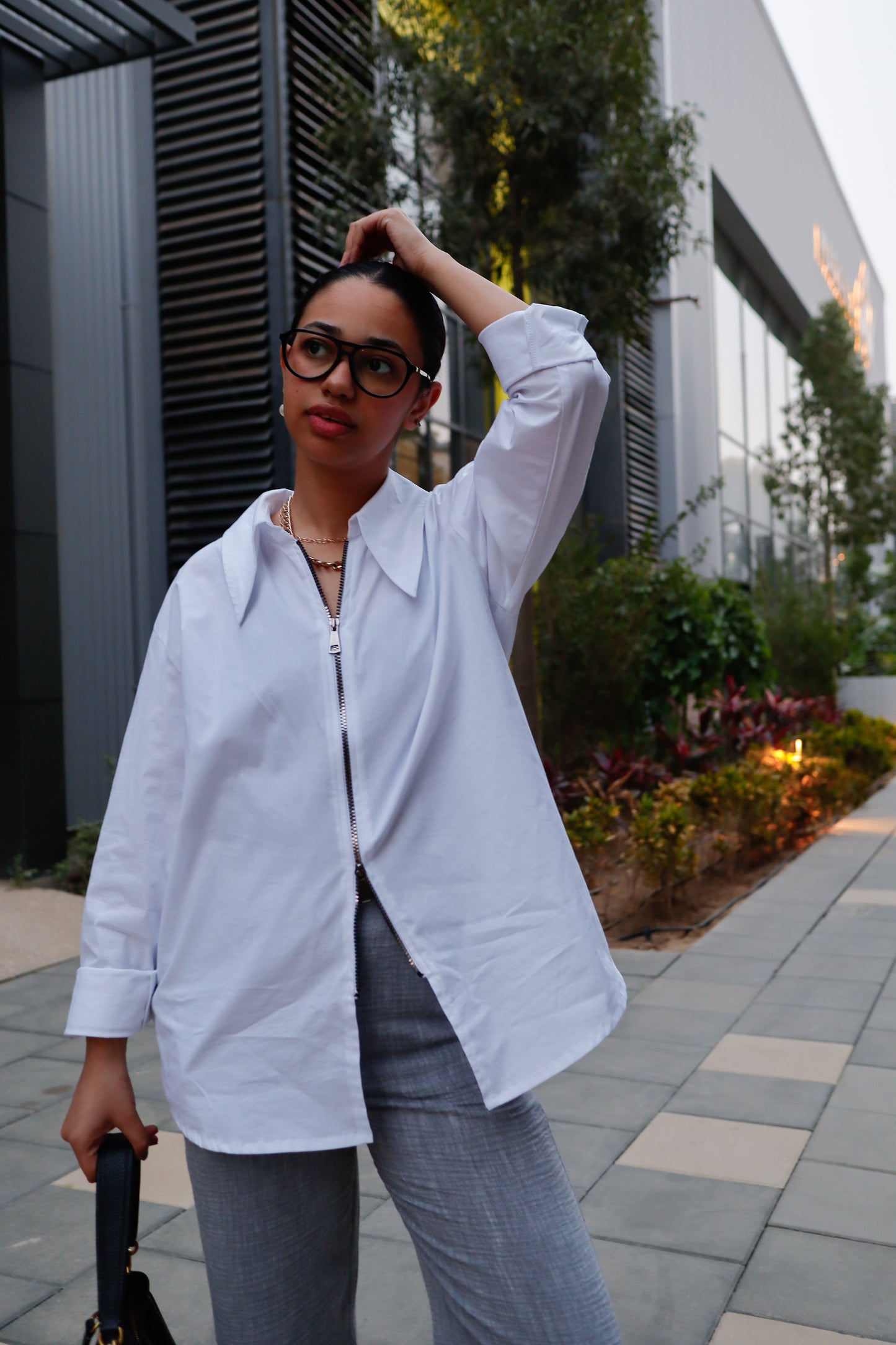 Not So Basic Shirt (Open Zip)