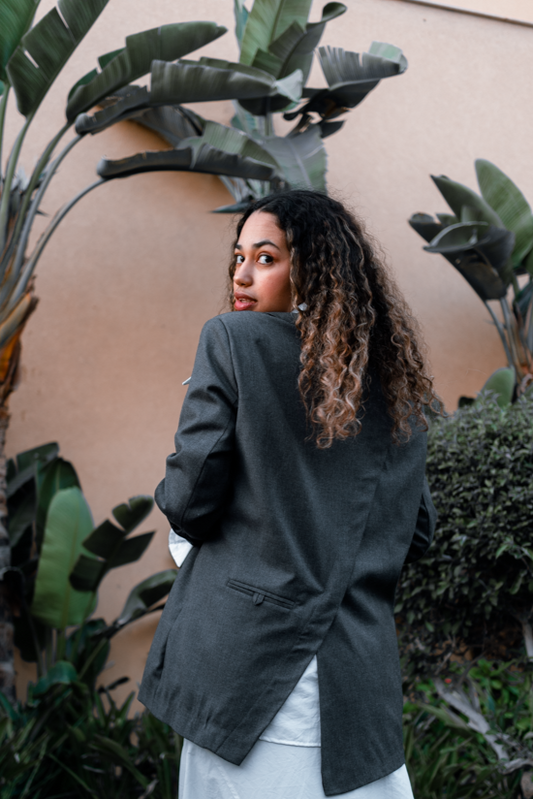 The Salma Diagonal Blazer