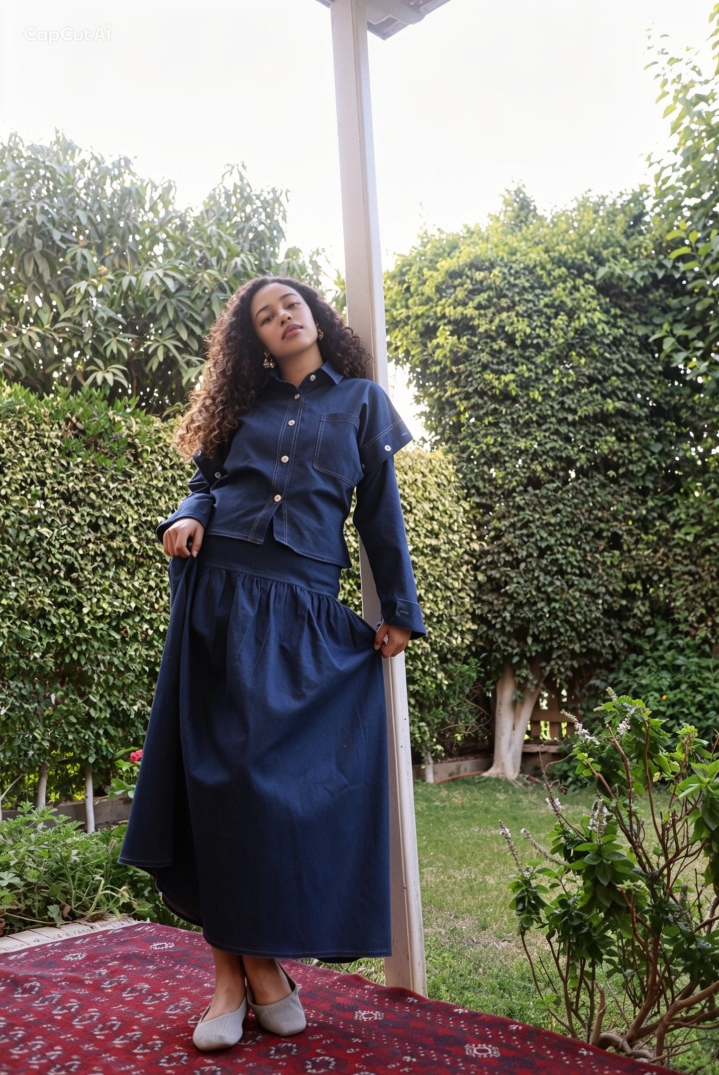 Denim Haya Set
