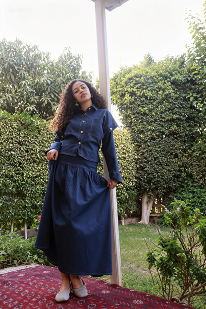 Denim Haya Set