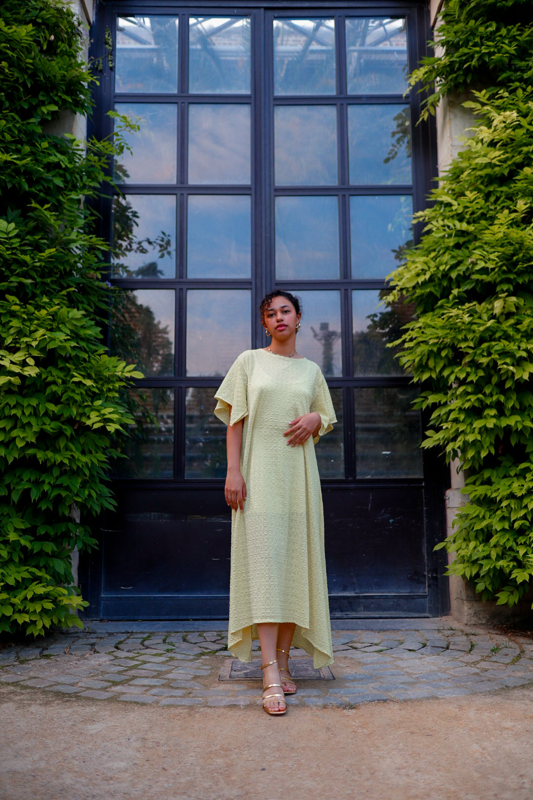The Leila Dress in Butter Yellow