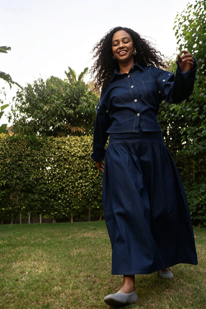 Denim Haya Set