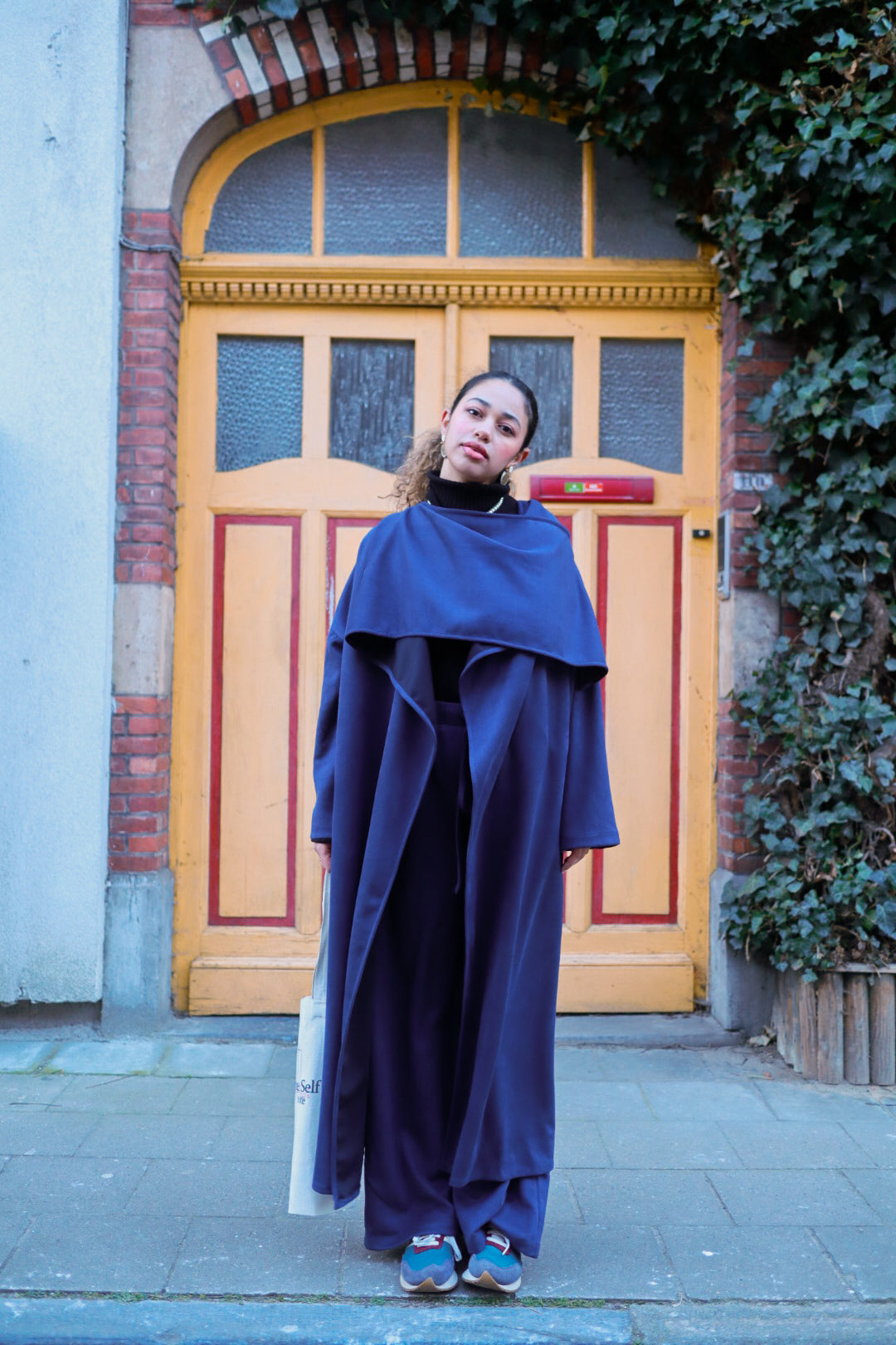 The Muna Set Indigo in Suede