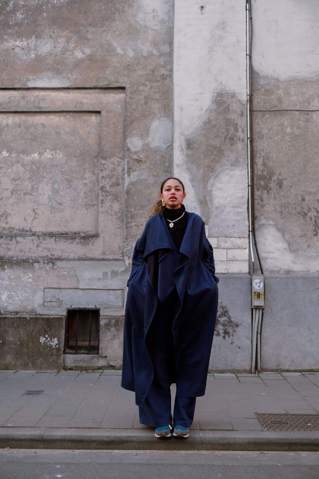 The Muna Set Indigo in Suede
