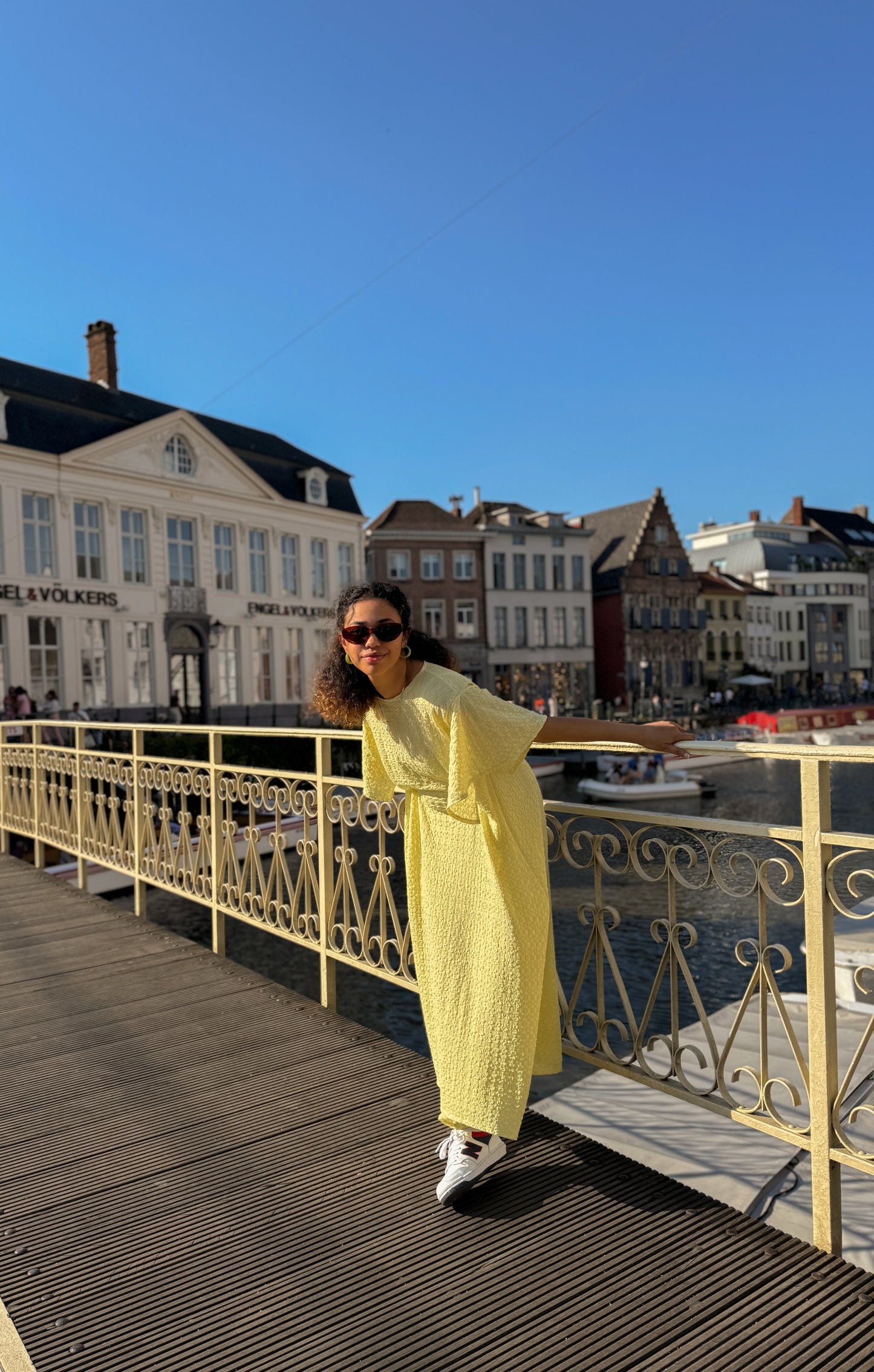 The Leila Dress in Butter Yellow