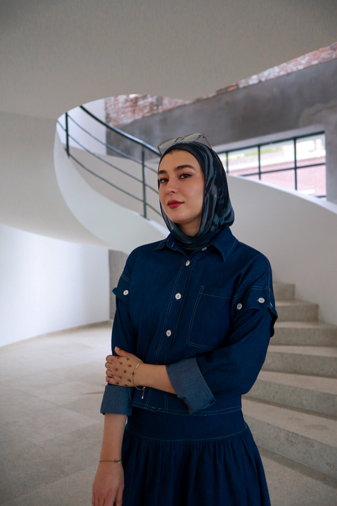 Denim Haya Set