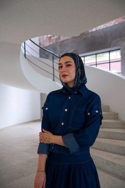 Denim Haya Set