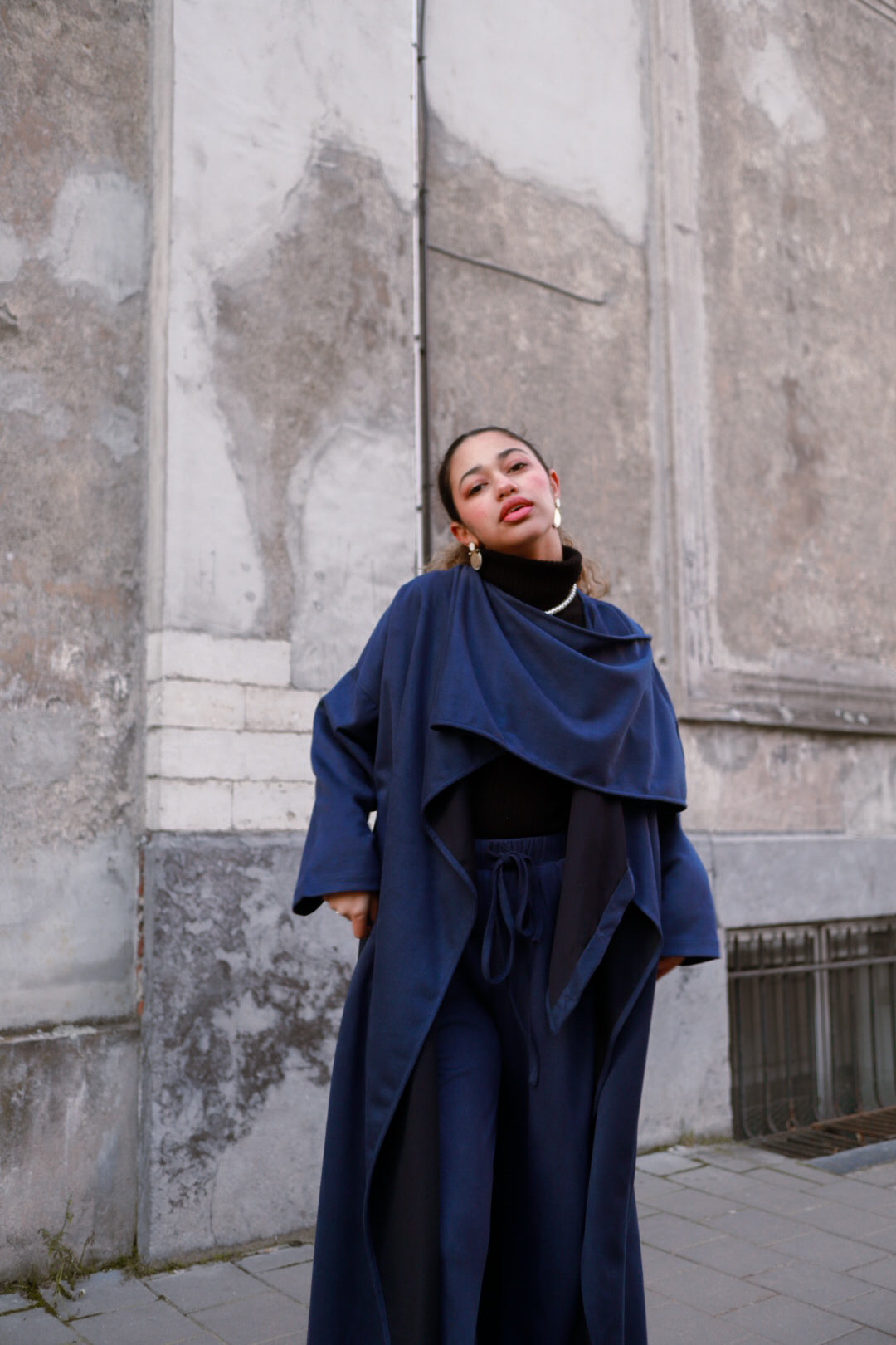 The Muna Set Indigo in Suede