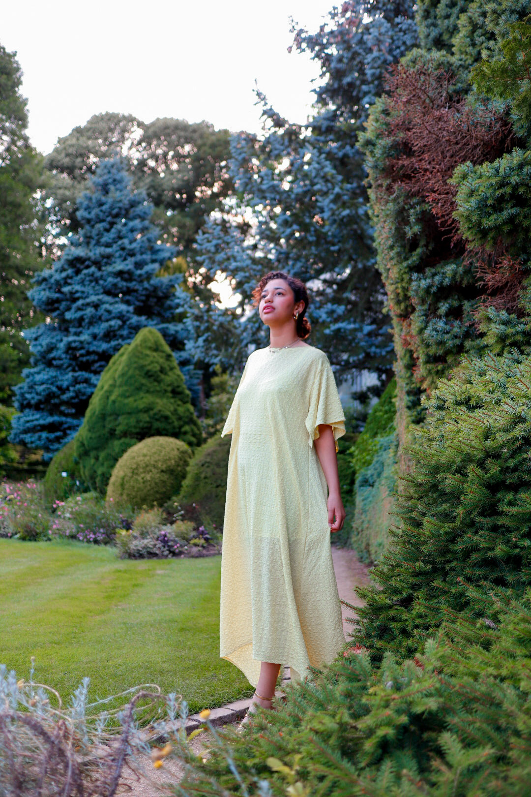 The Leila Dress in Butter Yellow