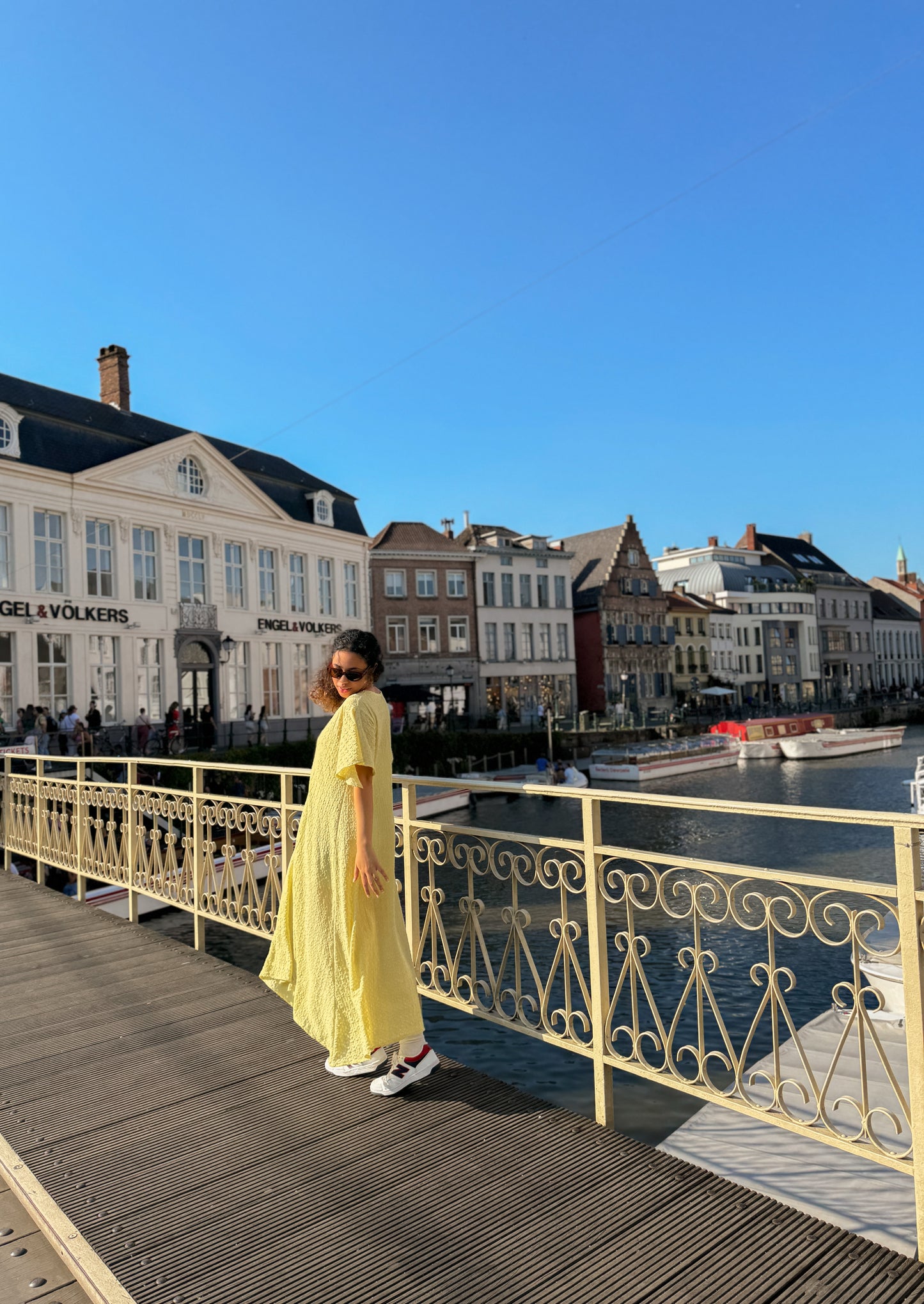 The Leila Dress in Butter Yellow