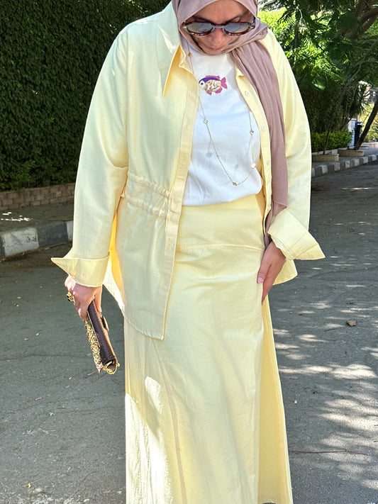 The Noura Butter Yellow Set