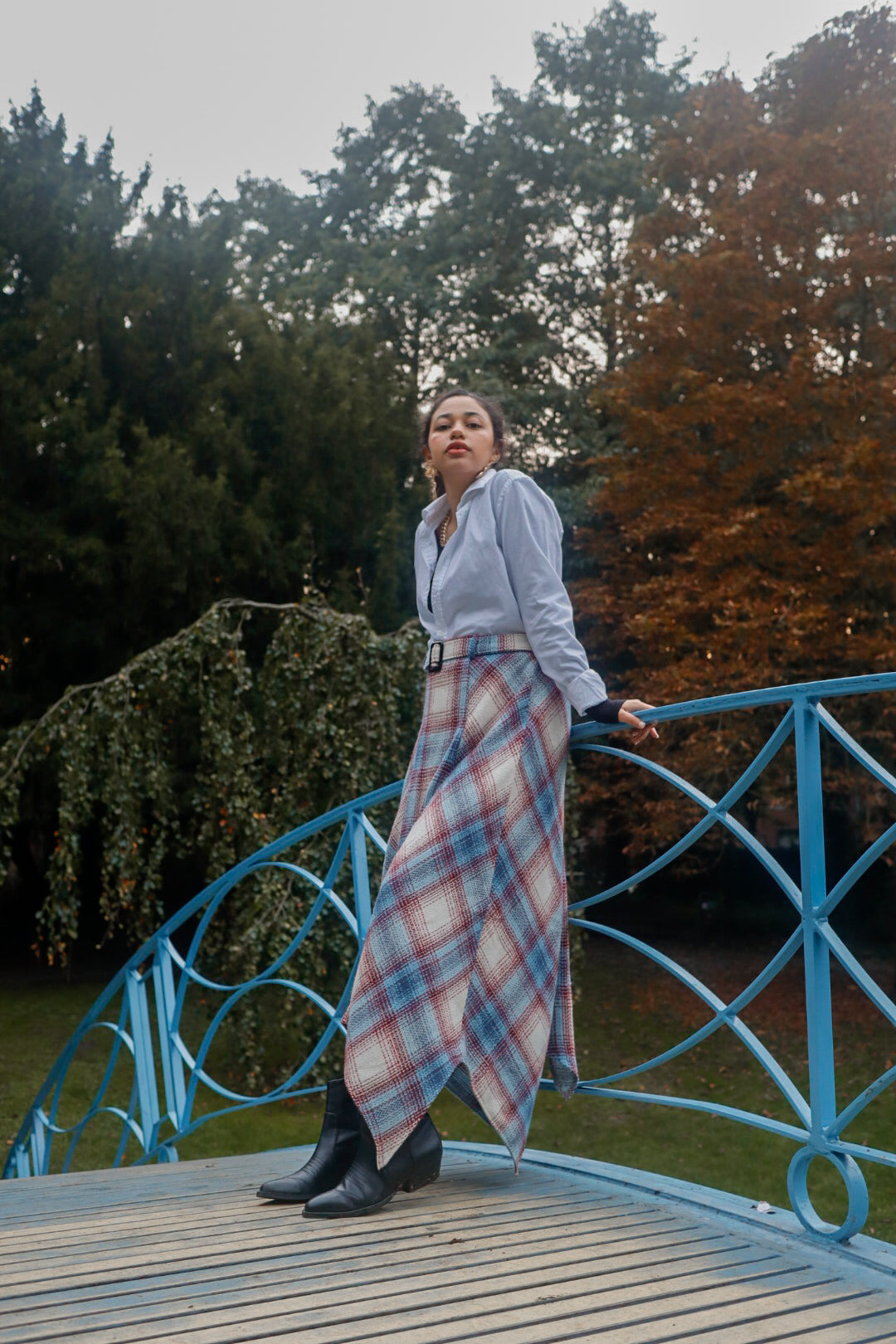 The Asmahan Plaid Skirt