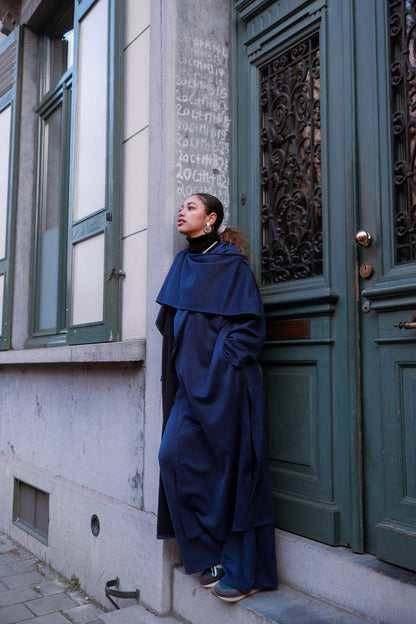 The Muna Set Indigo in Suede