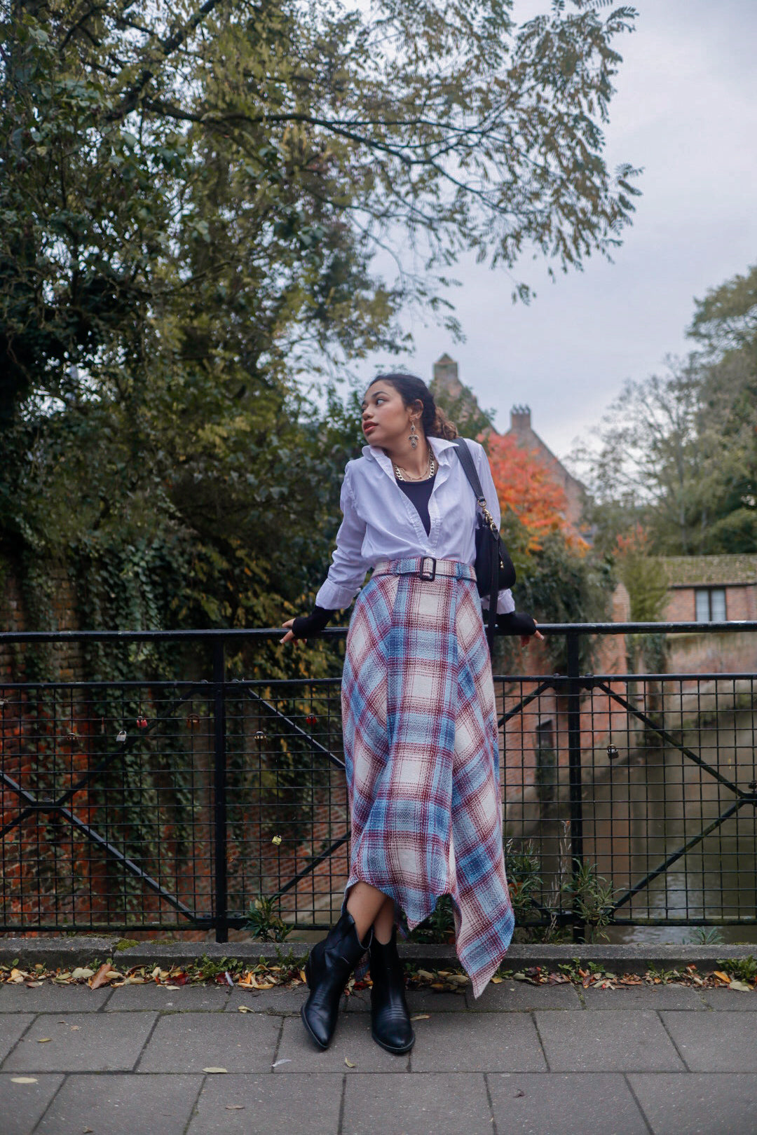 The Asmahan Plaid Skirt