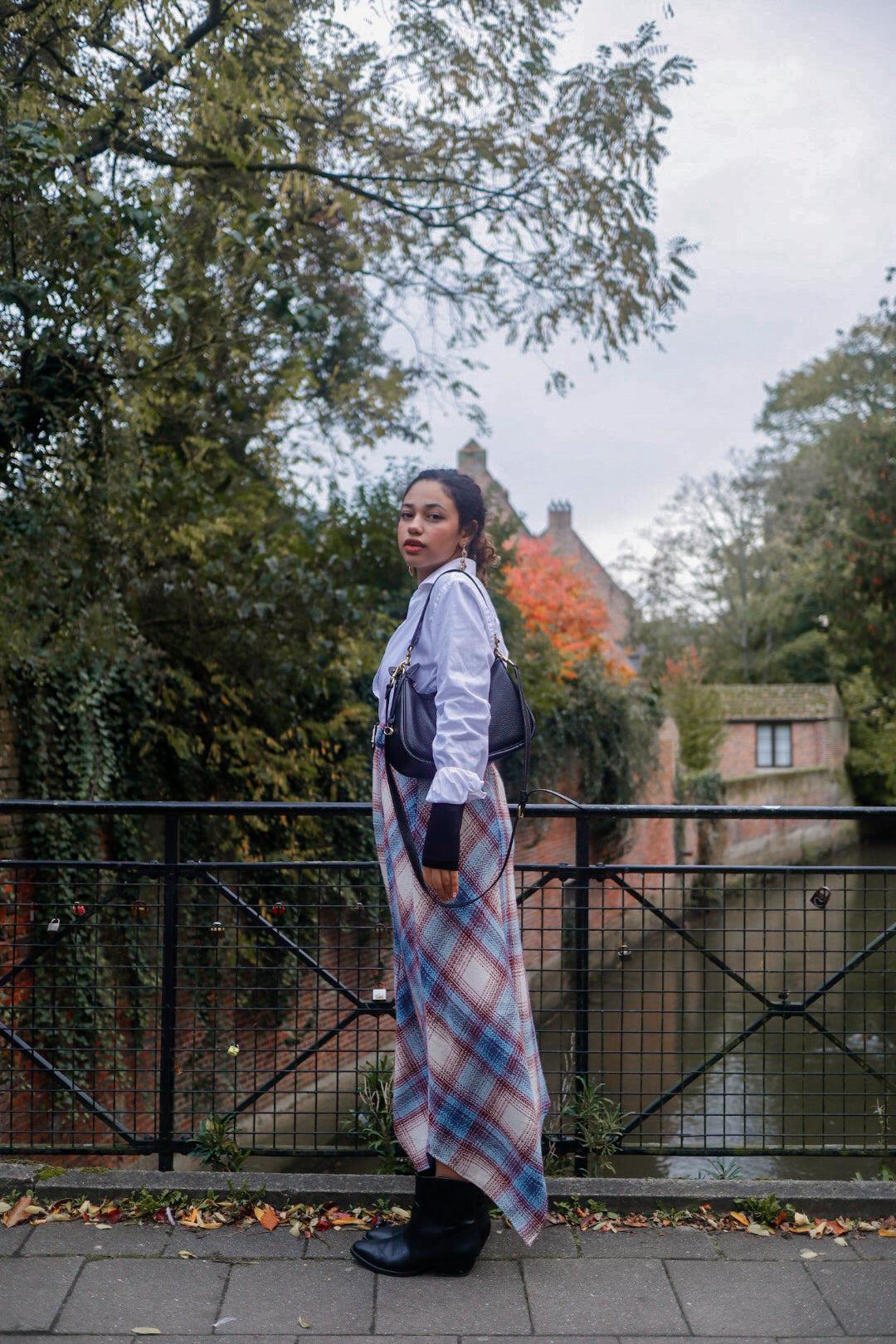 The Asmahan Plaid Skirt