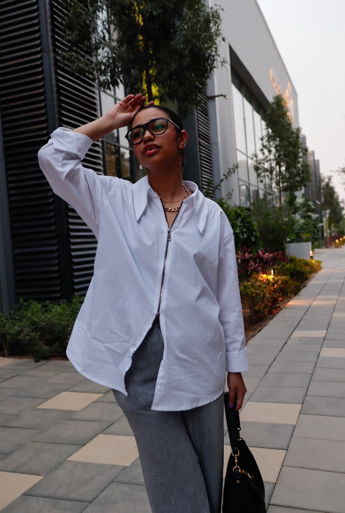 Not So Basic Shirt (Open Zip)