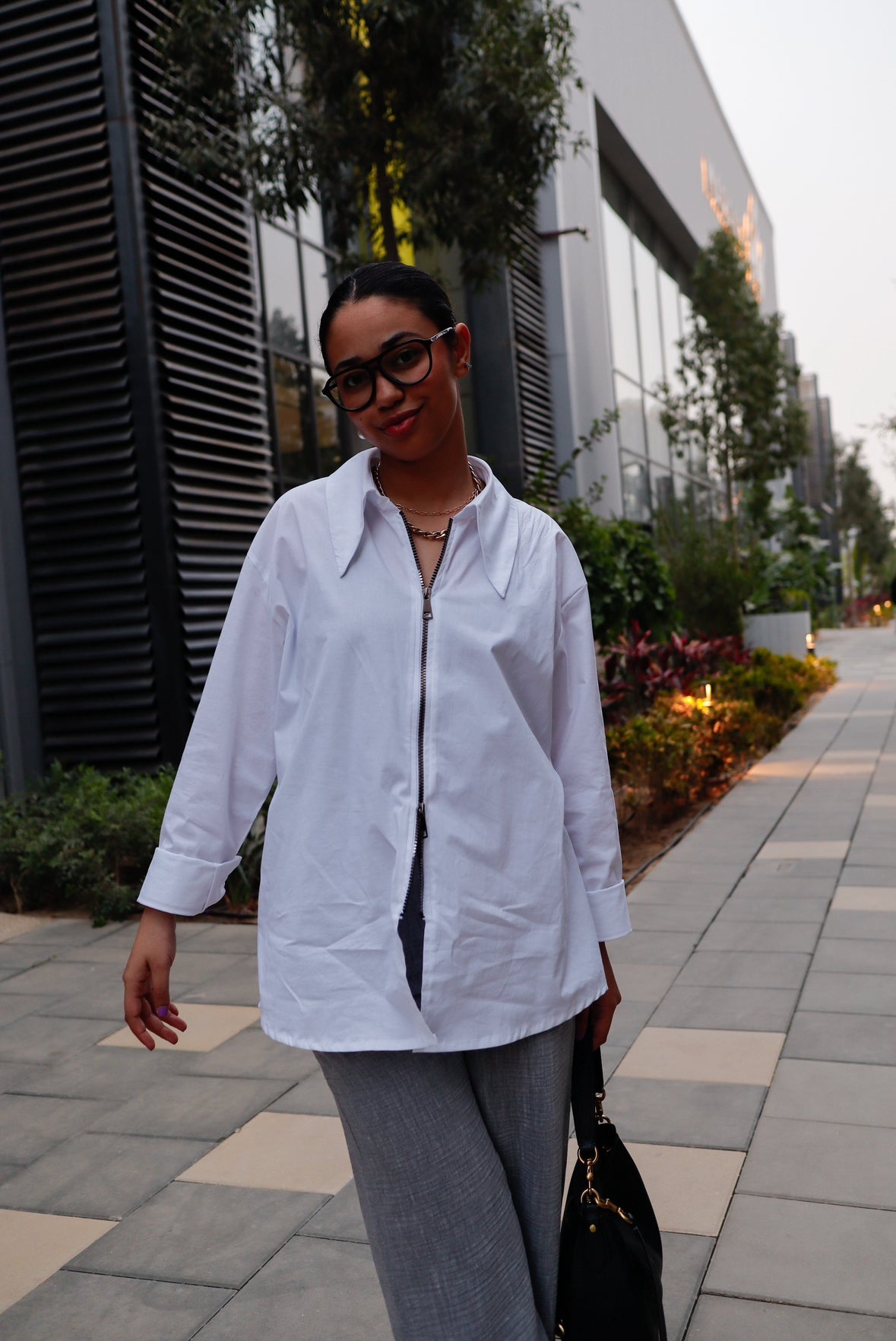 Not So Basic Shirt (Open Zip)