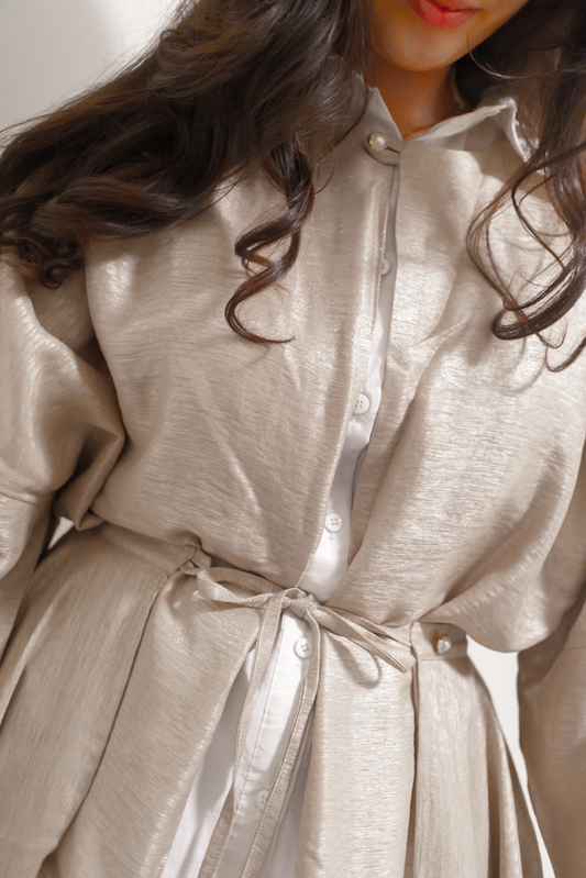 The Sheikha Kaftan in Gold