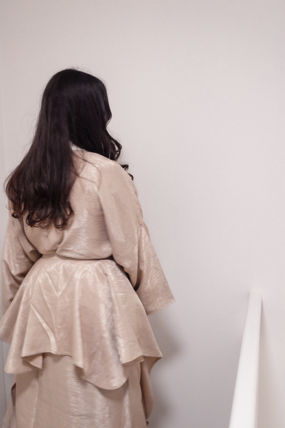 The Sheikha Kaftan in Gold