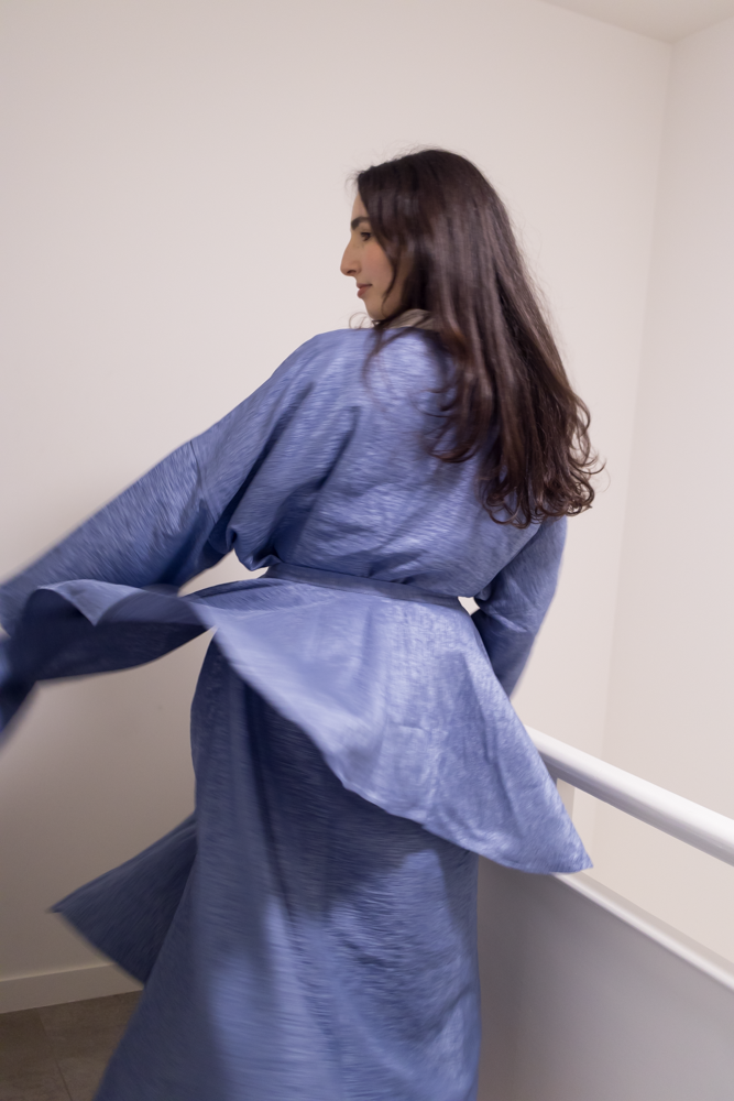 The Sheikha Kaftan in Blue