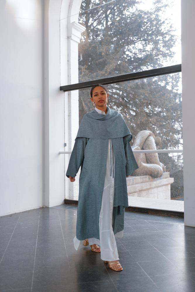 The Sheikha Kaftan in Blue