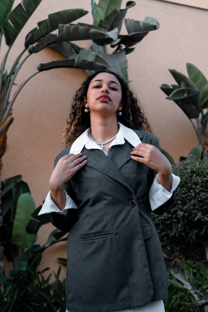 The Salma Diagonal Blazer