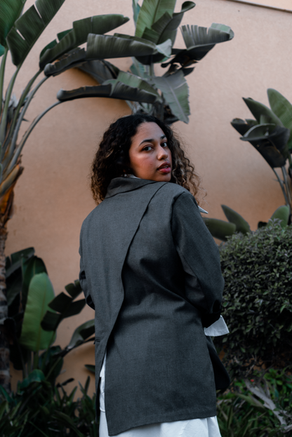 The Salma Diagonal Blazer