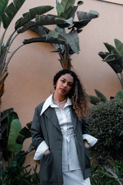 The Salma Diagonal Blazer