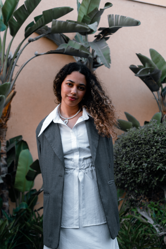The Salma Diagonal Blazer