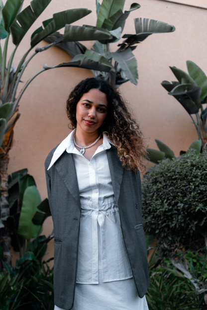 The Salma Diagonal Blazer