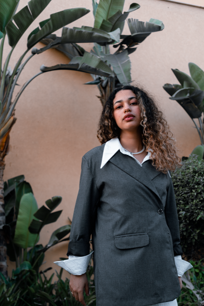 The Salma Diagonal Blazer